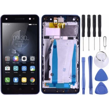 Let op type!! LCD Screen and Digitizer Full Assembly with Frame for Lenovo Vibe S1 Lite S1LA40(Black)