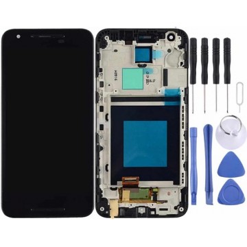 Let op type!! LCD Screen and Digitizer Full Assembly with Frame for LG Nexus 5X H791 H790 (Black)