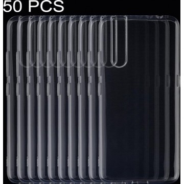 Let op type!! 50 stuks 0 75 mm ultradunne transparante TPU zachte beschermende case voor vivo V15 Pro