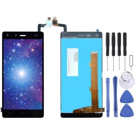 Let op type!! LCD Screen and Digitizer Full Assembly for Tecno Infinix Hot 4 Pro X556 (Black)