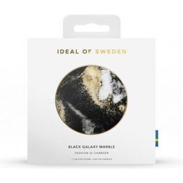 iDeal of Sweden Qi Charger Universal Black Galaxy Marble