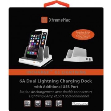XtremeMac IPU-IX2L-13 Incharge X2 Lightning + USB Port - 7.2Amp
