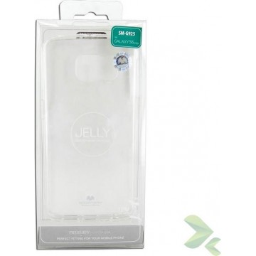 Mercury Transparent Jelly - Hoesje voor Samsung Galaxy S6 Edge (transparant)
