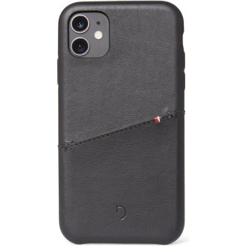 Decoded Back Cover Card Case iPhone 11 Zwart