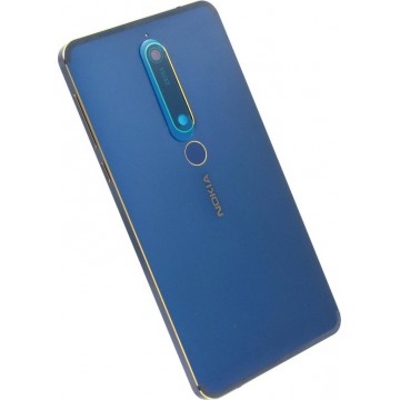 Nokia 6.1 Dual Sim (TA-1043) Achterbehuizing, Blauw, 20PL2LW0006