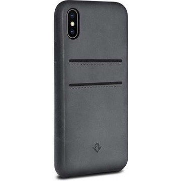 Twelve South Relaxed Leather w/pockets for iPhone X (Earl Grey)
