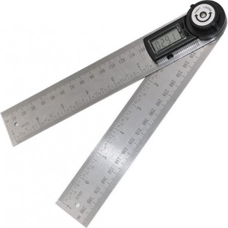 Let op type!! 200mm 2-in1 digitale hoek Finder Meter gradenboog Goniometer liniaal