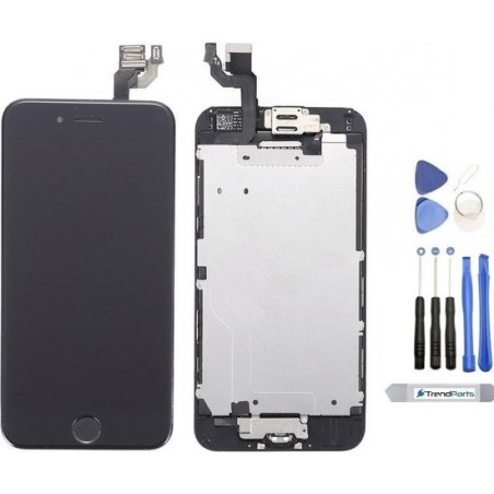 TrendParts® Kant en klaar compleet voorgemonteerd LCD scherm voor iPhone 6S PLUS ZWART AAA+ kwaliteit + Toolkit