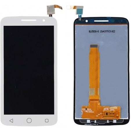 Let op type!! LCD Screen and Digitizer Full Assembly for Alcatel One Touch Pop 2 Premium / 7044 (White)