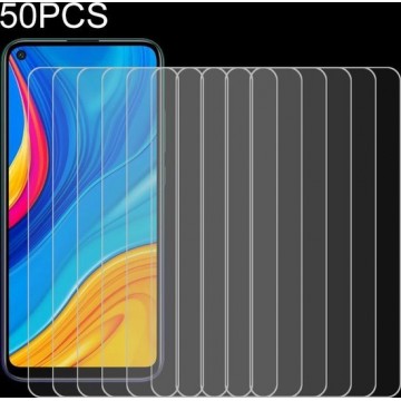 Let op type!! 50 PCS voor Huawei genieten 10 9H 2.5 D scherm gehard glas film
