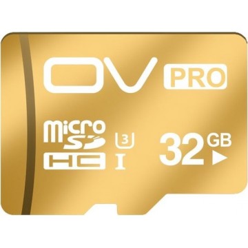 Let op type!! OV 32 GB 30/90 W/R U3 Gold High Speed TF (micro SD) geheugenkaart