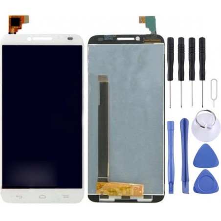 Lcd-scherm en digitizer volledige montage voor Alcatel One Touch Idol 2/6037 (wit)