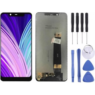 Let op type!! LCD Screen and Digitizer Full Assembly for Nokia 5.1 Plus (X5) (Black)