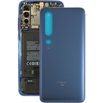 Batterij achterkant voor Xiaomi Mi 10 5G (blauw)