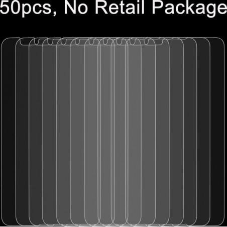 Let op type!! 50 Stuks Sony Xperia E4 Gehard glazen schermprotector 0.26mm 9H ultra 2.5D hardheid