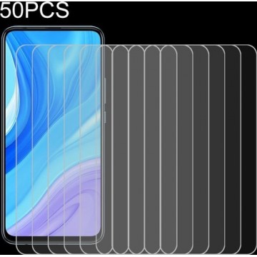 Let op type!! 50 PC'S voor Huawei Enjoy 10s 9H 2.5 D scherm gehard glas film