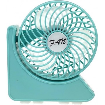 Let op type!! Multifunctionele 360 graden rotatie sucker elektrische ventilator  ondersteuning 3 snelheidsregeling (blauw)