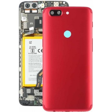 Let op type!! Battery Back Cover for OnePlus 5T(Red)