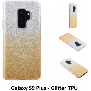 Kleurovergang Goud Glitter TPU Achterkant voor Samsung Galaxy S9 Plus (G965)