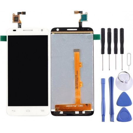 Lcd-scherm en digitizer volledige montage voor Alcatel One Touch Idol 2 Mini S / 6036 / 6036Y (wit)