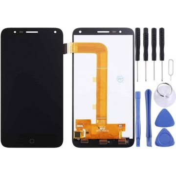 Let op type!! LCD Screen and Digitizer Full Assembly for Alcatel One Touch Pop 4 / 5051 (Black)