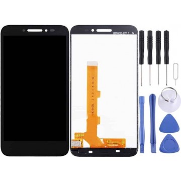 Let op type!! LCD Screen and Digitizer Full Assembly for Alcatel Shine Lite / 5080 (Black)