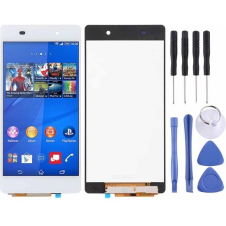 Lcd-scherm en digitizer volledige montage (origineel) voor Sony Xperia Z2v / Z3v (wit)