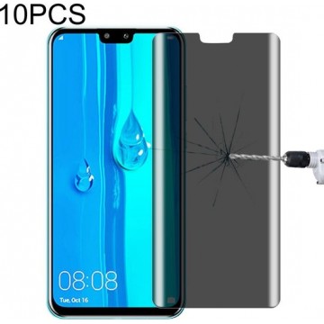 Voor Huawei Enjoy 9 Plus 10 PCS 9H Oppervlaktehardheid 180 graden Privacy Anti-glare Screenprotector