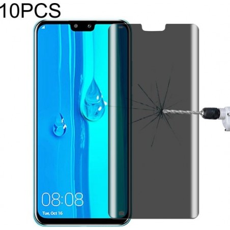 Voor Huawei Enjoy 9 Plus 10 PCS 9H Oppervlaktehardheid 180 graden Privacy Anti-glare Screenprotector