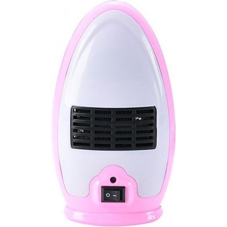 Let op type!! Desktop mini ventilator verwarming energiebesparende lucht huishoudelijke droger (roze)