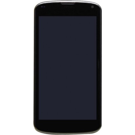 Hoogwaardig LCD-scherm Touch Panel Digitizer + Bezel Frame montage voor Google Nexus 4 / E960