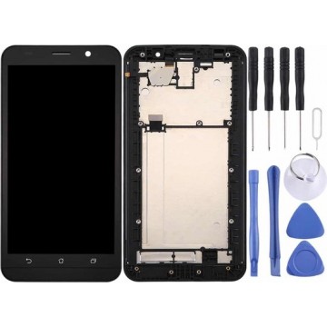 Let op type!! LCD Screen and Digitizer Full Assembly with Frame for Asus Zenfone 2 / ZE551ML / Z00AD /  Z00ADB / Z00ADA (Black)