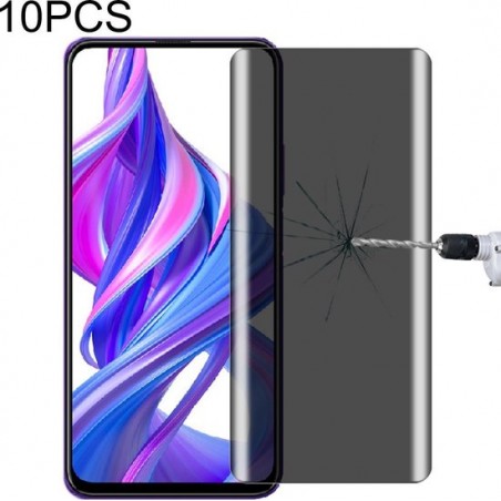 Voor Huawei Honor 9X 10 PCS 9H Surface Hardness 180 Degree Privacy Anti Glare Screen Protector