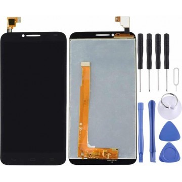 Let op type!! LCD Screen and Digitizer Full Assembly for Alcatel One Touch Idol 2 / 6037(Black)