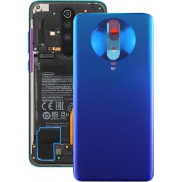 Batterij achterkant voor Xiaomi Redmi K30 (blauw)