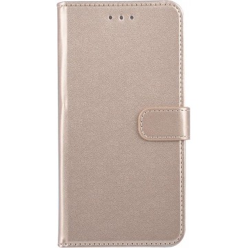 Samsung Galaxy J6+ (2018) Pasjeshouder Goud Booktype hoesje - Magneetsluiting (J6 Plus)