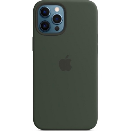 Siliconenhoesje met MagSafe voor iPhone 12 Pro Max - Cyprus groen