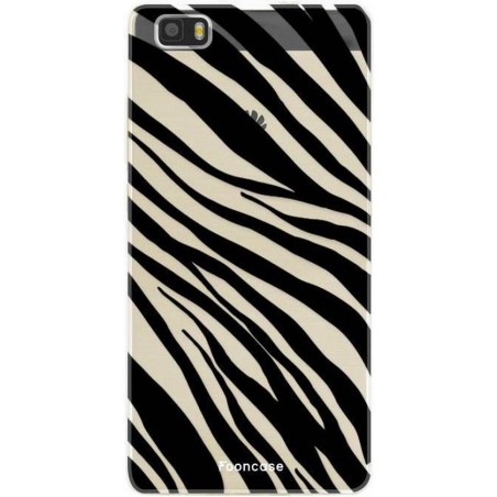 FOONCASE Huawei P8 Lite 2016 hoesje TPU Soft Case - Back Cover - Zebra print