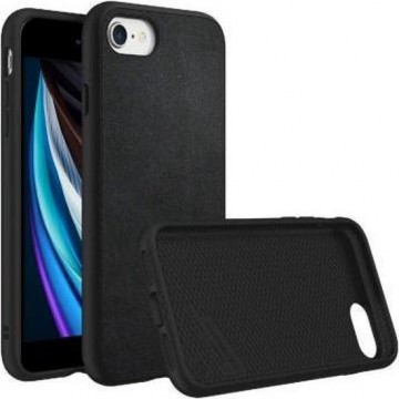 RhinoShield SolidSuit Apple iPhone SE 2020 Hoesje - Black Leather