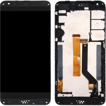 Let op type!! LCD Screen and Digitizer Full Assembly with Frame & Top + Lower Bottom Glass Lens Cover for HTC Desire 530 (Grey)