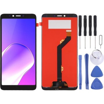 Let op type!! LCD Screen and Digitizer Full Assembly for Tecno Infinix Hot 6 Pro X608(Black)