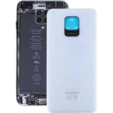 Originele batterij achterkant voor Xiaomi Redmi Note 9S / Redmi Note 9 Pro (wit)