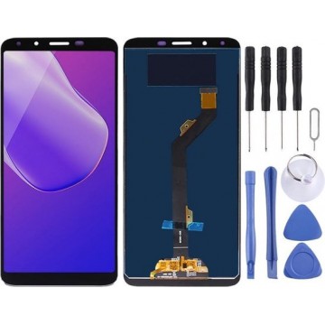 Let op type!! LCD Screen and Digitizer Full Assembly for Tecno Infinix Hot 6 X606 (Black)