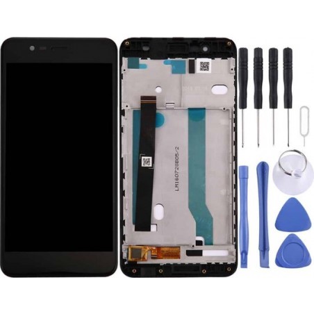 Let op type!! LCD Screen and Digitizer Full Assembly with Frame for Asus ZenFone 3 Max / ZC520TL / X008D(Gold)