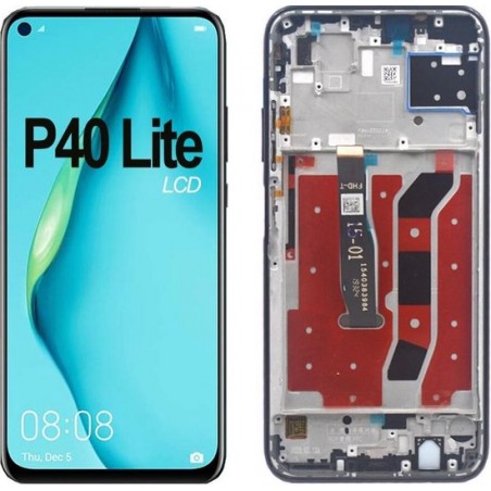 Huawei P40 lite LCD Scherm met touchscreen digitizer en frame bij Kiya