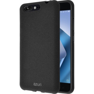 Azuri Asus Zenfone 4 (5.5 inch) hoesje - Zand textuur backcover - Zwart