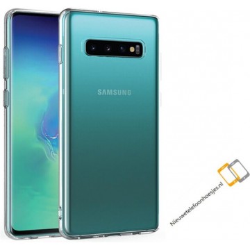 Nieuwetelefoonhoesjes.nl / Samsung Galaxy S10E Transparant siliconen hoesje