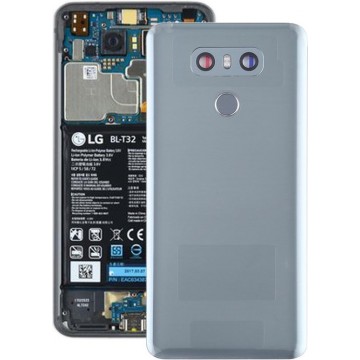 Batterij achterkant met cameralens en vingerafdruksensor voor LG G6 / H870 / H870DS / H872 / LS993 / VS998 / US997 (grijs)
