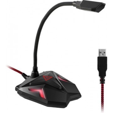 Let op type!! Yanmai G55 capacitieve gaming-microfoon met LED-indicatielampje (zwart)