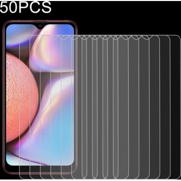 50 STUKS 0.26mm 9H 2.5D gehard glasfilm voor Galaxy A10s